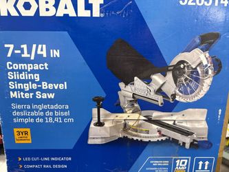 Kobalt Compact 7-1/4-in 10-Amp Corded Miter Saw (A1D031755)