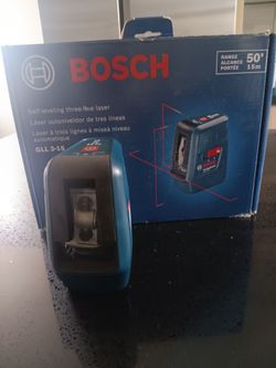 Bosch self leveling 3 line laser