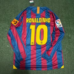 Vintage FC Barcelona Jersey Ronaldinho #10