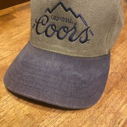 Original Coors Beer Hat Adjusting Strap 