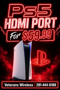 New PS5 HDMI Port