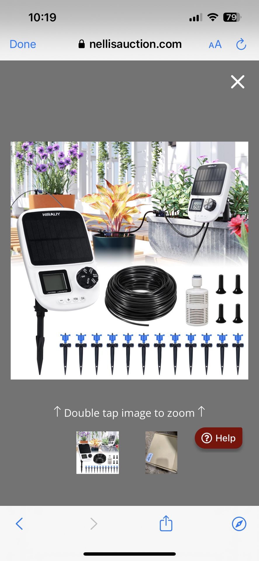 HIRALIY Solar Automatic Drip Irrigation System, Solar Powered Watering Device With Timer For Pots Plants, Pressure Balanced Drippers, Adjustable Water