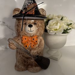 Creepy Critters Teddy Bear Ceramic Cookie Jar