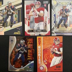 Mac Jones 5 Card Lot 