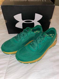☘️Notre Dame Fighting Irish Under Armour Men’s (Size 11) HOVR Sonic 5 Athletic Shoes - Green & Gold | $120 Value