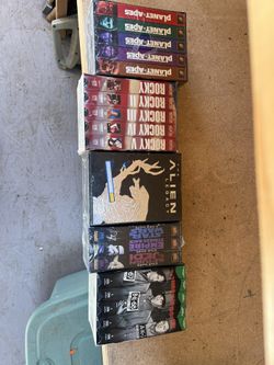 VHS Sealed Rocky Star Wars 3 Stooges Alien