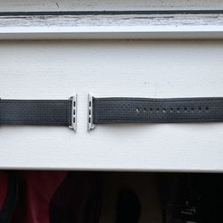 Dassari Apple Watch Leather 42 mm Band (Black)