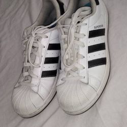 Adidas Womens Superstar Shoes Sneakers Size 7
