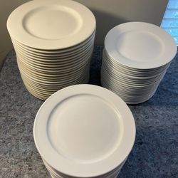 67-Piece Plate Set – Homer Laughlin, ITI, Vertex