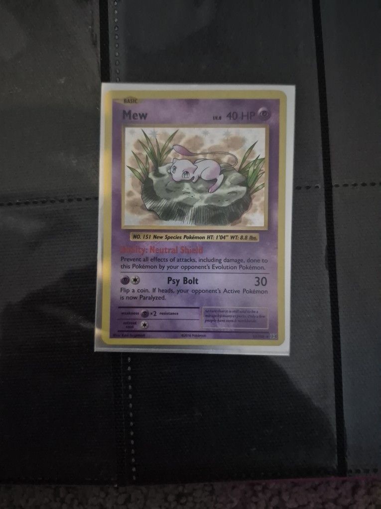 Mew Pokemon Card