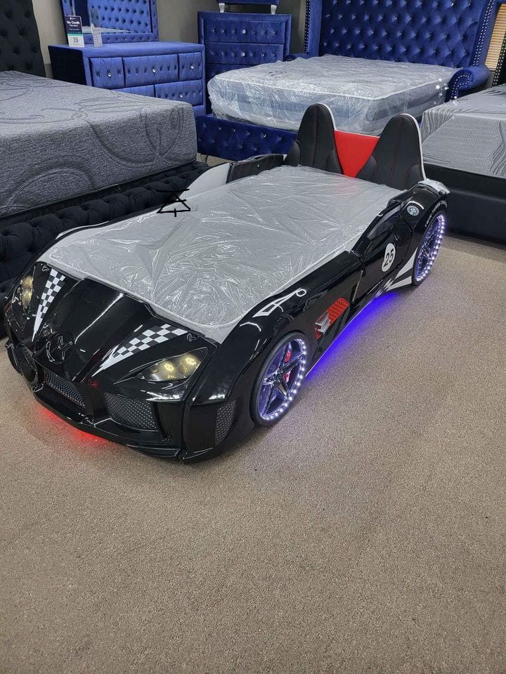 Black Car Bed$10 Down Payment And Financing Available