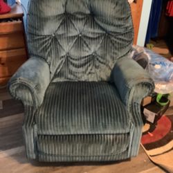 Blue Recliner Rocker