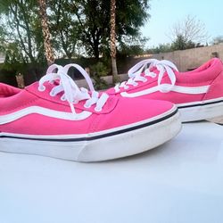 Boys (men’s 4) Old Skool Vans Sneakers In Hot Pink 