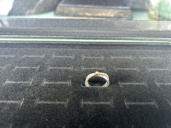 Sterling Silver Pandora Diamond Ring - Size 6