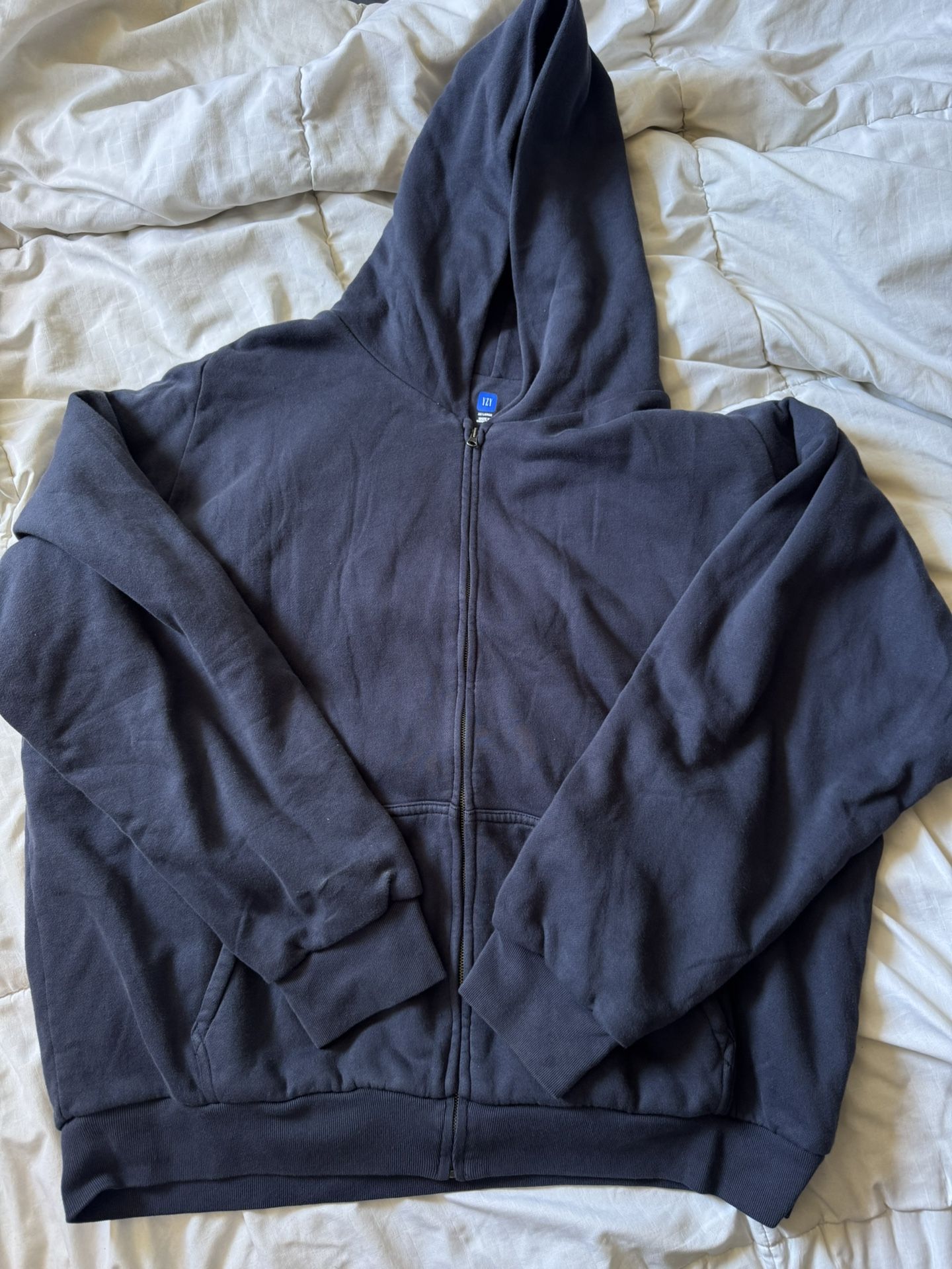 Yeezy Gap Zip Sweatshirt Navy XXL