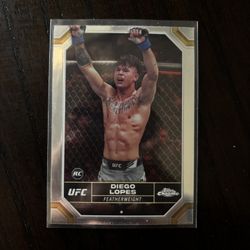 Diego Lopes UFC Rookie Trading Card 