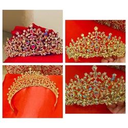 Corona Dorada/ Quinceañera Gold Crown 