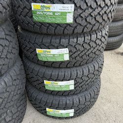 265/70/16 All Terrain Tires 