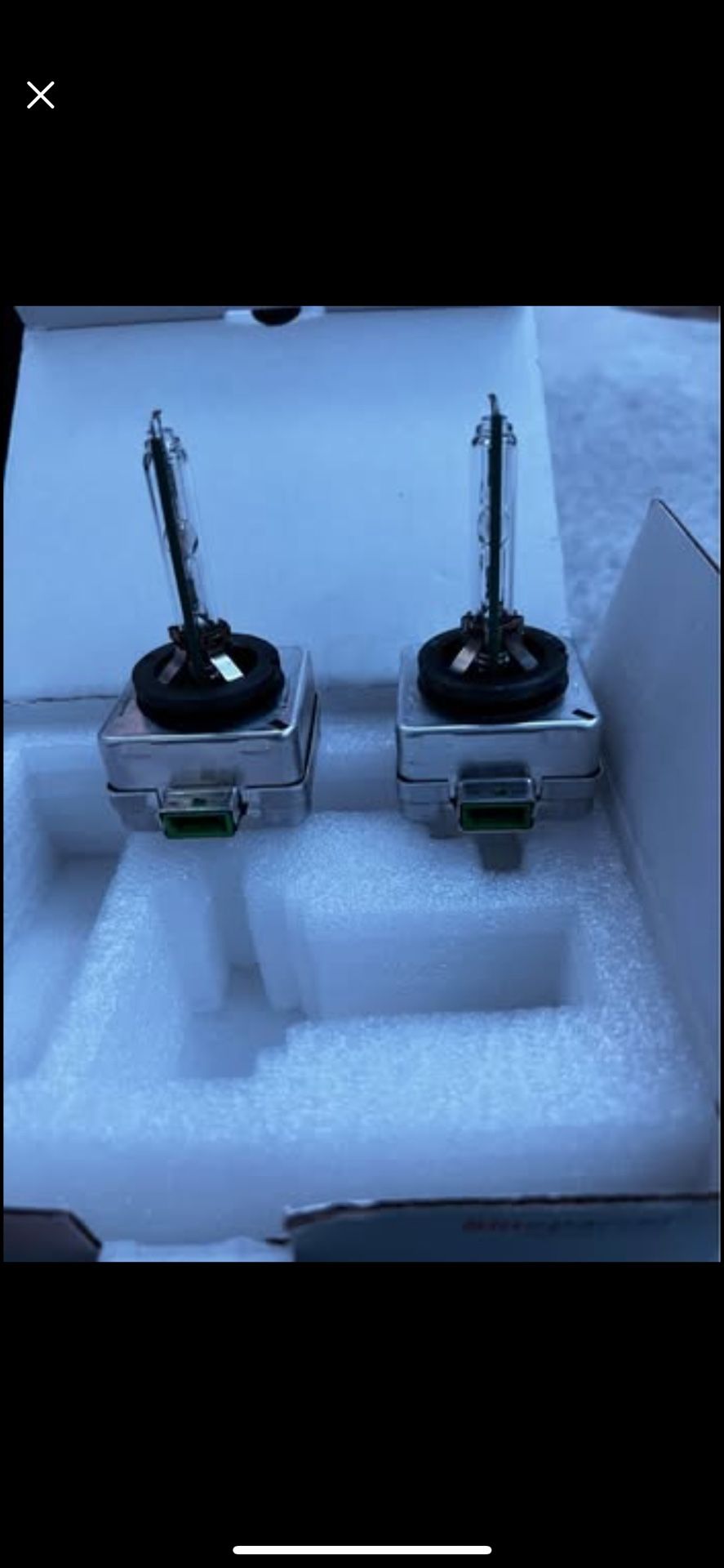2 HID Xenon D3S headlight bulbs