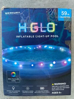 Inflatable light-up Pool