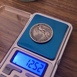 1925  Authentic Stone Mountain Half Dollar Coin 