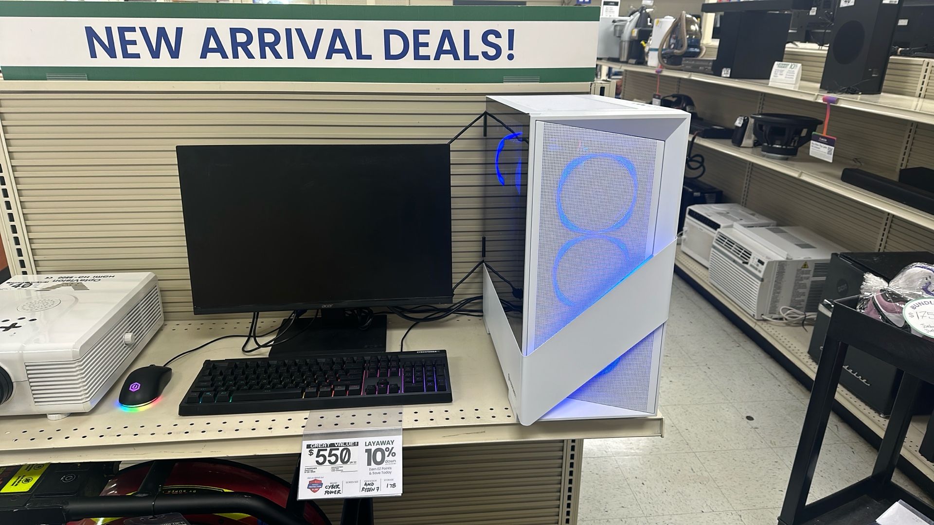 Desktop Computers With Keyboard Monitor And Mouse