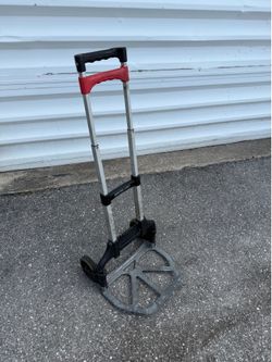 Magna Cart Foldable Dolly Hand Truck! Folding mechanism gets stuck and needs to be opened and folded by hand