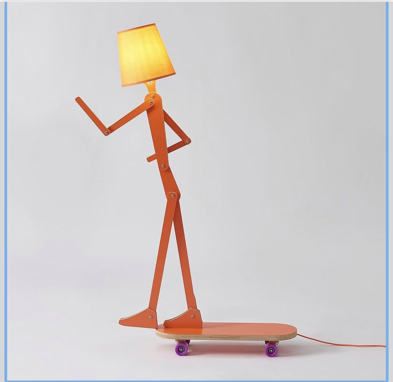 Brand New Unique Skateboard Floor Lamp