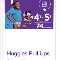Pullups Size 4-5t Got 4 Boxes