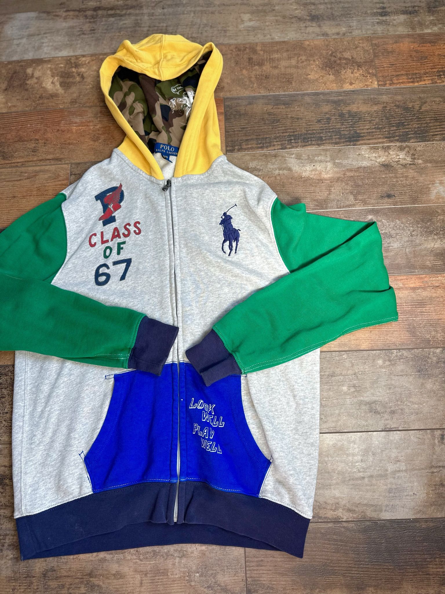 RARE Sold Out Polo Raphael Lauren Multi Color Jacket Men's