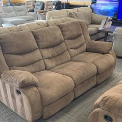 TULEN CHOCOLATE RECLINING SOFA