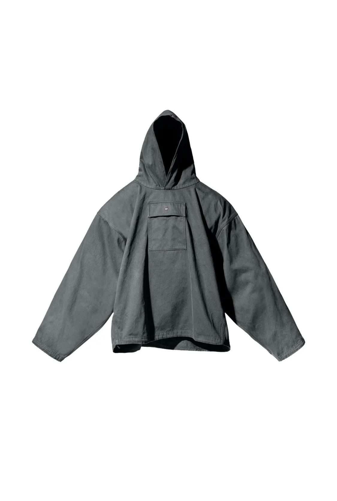 Yeezy Gap Engineered By Balenciaga Dark Green Sateen Anorak - Size Large