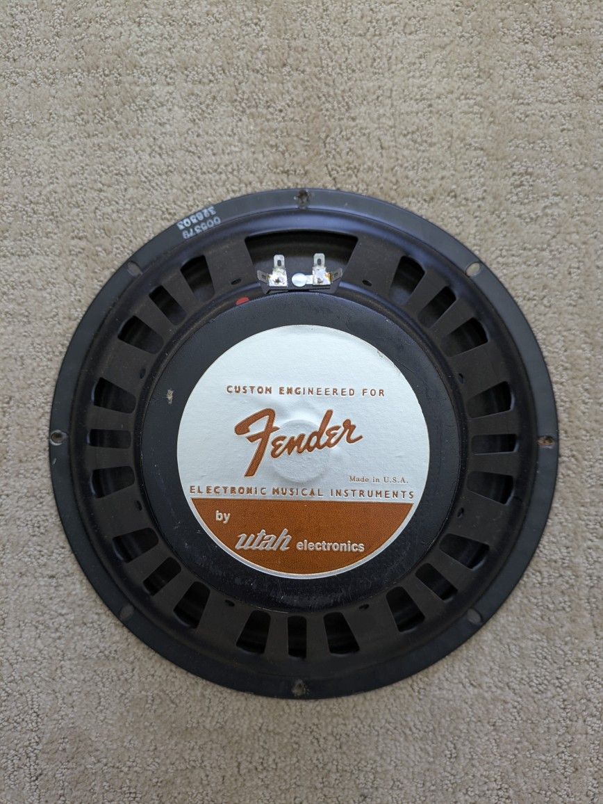 Vintage 1970s Fender Utah 12" 8ohm Speaker