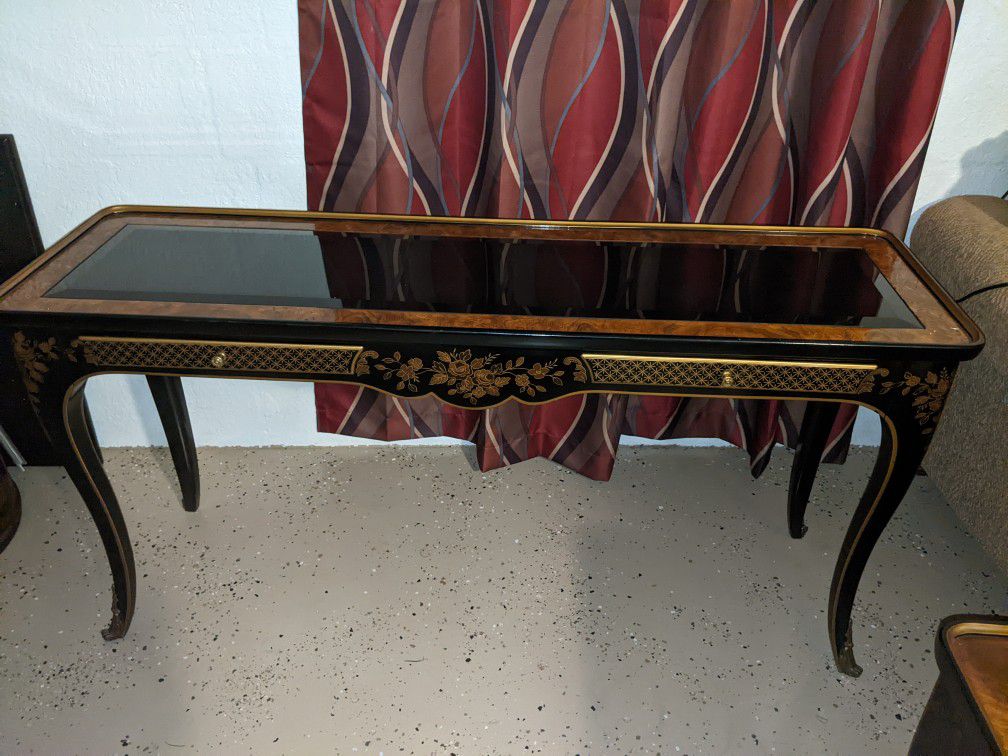 Drexel Chinoiserie Console Table 