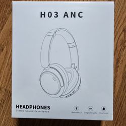 Hybrid Active Noise Cancelling Headphones -53dB, Bluetooth Headphones 5.4, 60H Playtime Wireless Earbuds