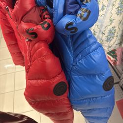 Michael Kors Men’s Jacket Size Small Red And Royal Blue