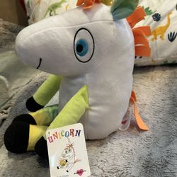 Kohls Cares Unicorn Thinks He's Pretty Great Plush Stuffed Bob Shea GoldHorn NWT