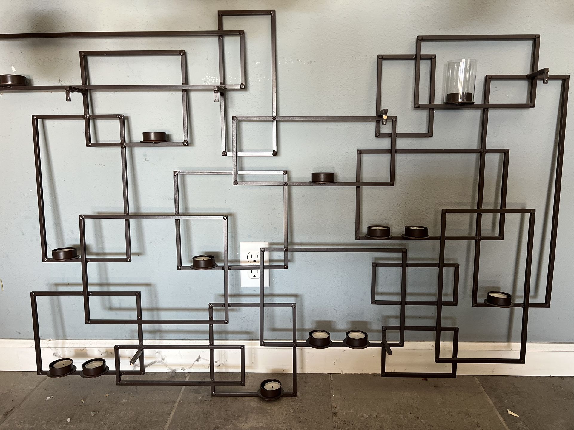 Crate Barrel Circuit Bronze Metal Wall Candle Holder for Sale in San Jose CA OfferUp