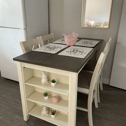 Dining room table set with matching chairs