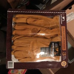Wells Lamont Three Pack Premium Leather Work Gloves Extra Large