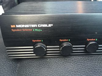 Monster cable Speaker Selector 4 way