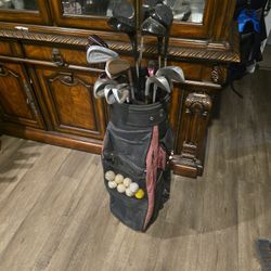 18 GOLF CLUBS SET WITH GOLF BAG 