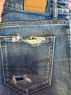 Dark blue wash American Eagle jeans