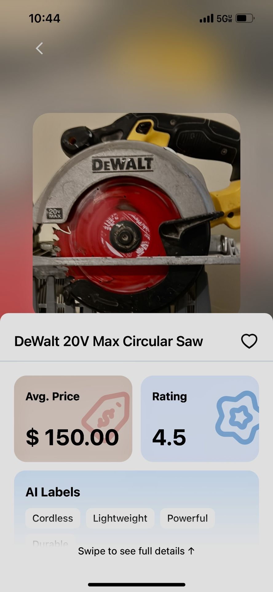 Dewalt Skil Saw