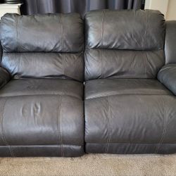 Free Gray Reclining Couch