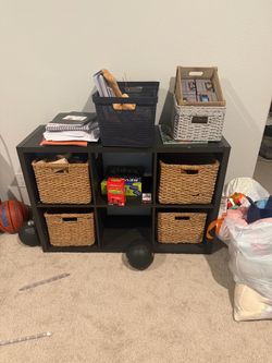 Tv stand cube storage bean bags
