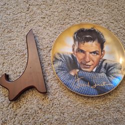 Frank Sinatra Metal Plate With Stand