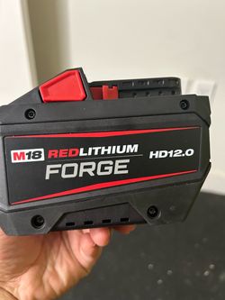 Milwaukee M18 18V Lithium-Ion REDLITHIUM FORGE 12.0 Ah Battery