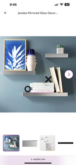 Mirrored Shelves - Set Of 3