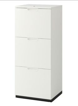 File Cabinet - large white 3 drawer IKEA